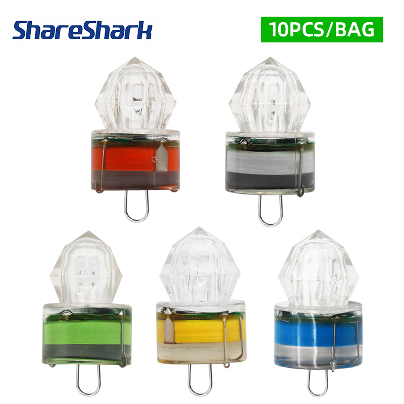 Marine Aquarium Led - ShareShark 10 adet/torba LED Balıkçılık Lambaları