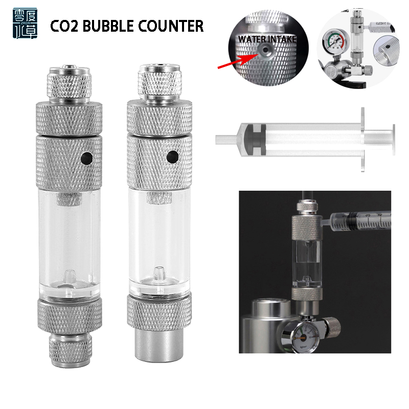Marine Aquarium Hydrometer - Akvaryum CO2 Kabarcık Ölçer Su Enjeksiyonlu