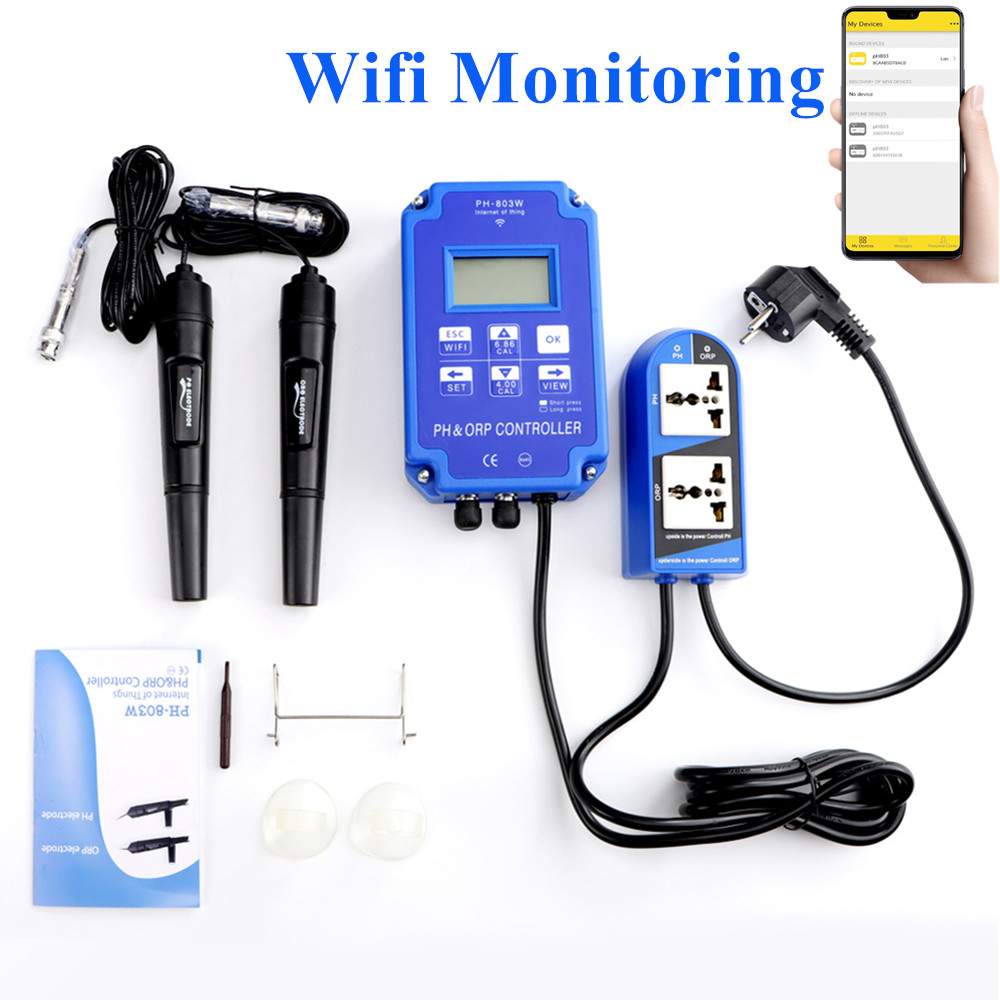 Marine Aquarium Water Analyzer - 2 In 1 PH ORP Denetleyici