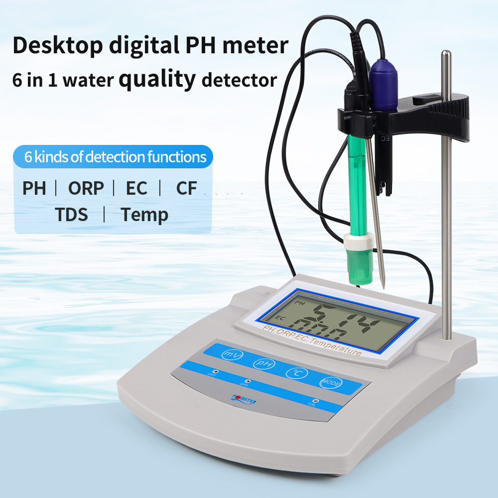 Marine Aquarium Par Meter - 6'sı 1 arada PH Ölçer Dijital