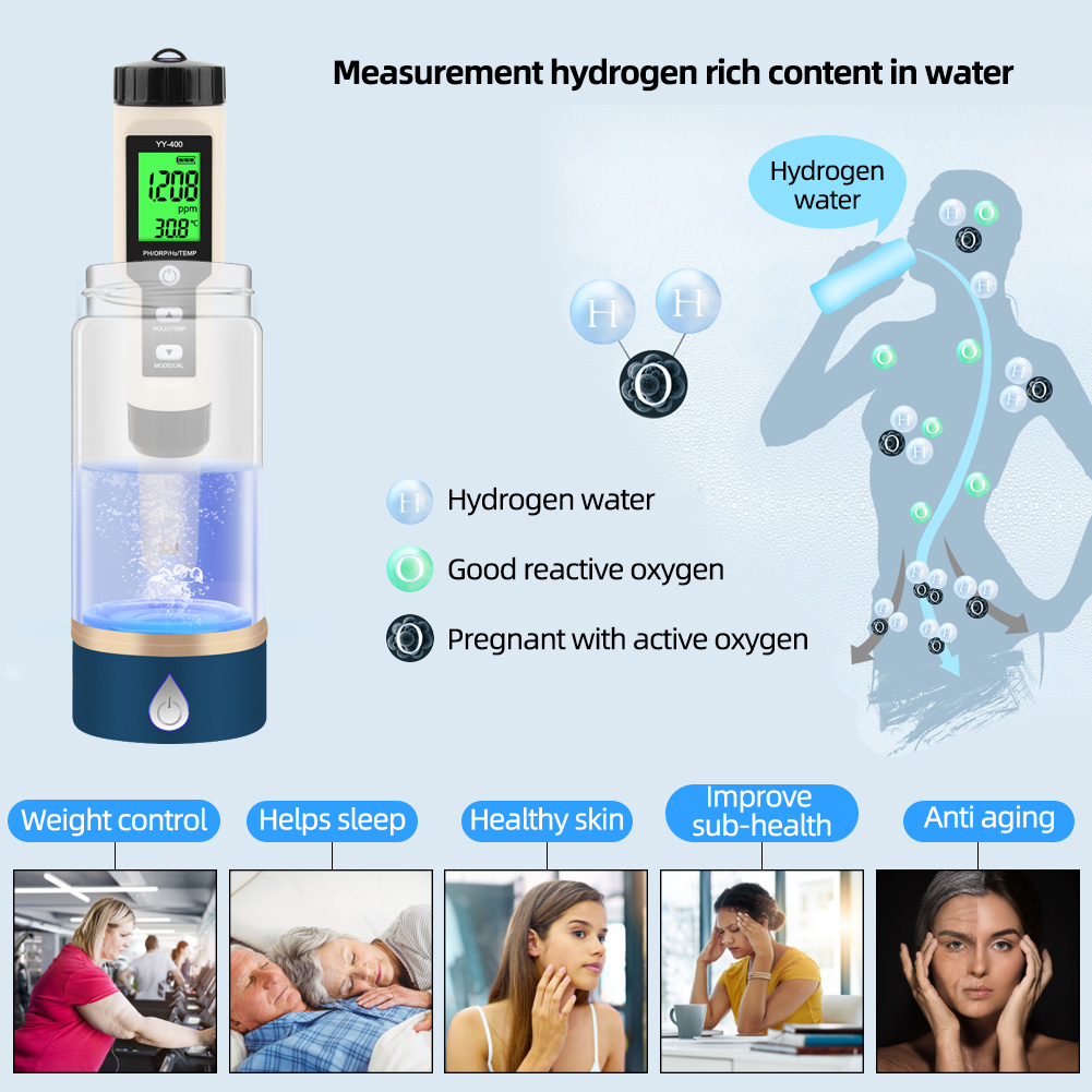 Marine Aquarium Water Analyzer - Yieryi YY-400 4-In-1 Dijital PH ORP