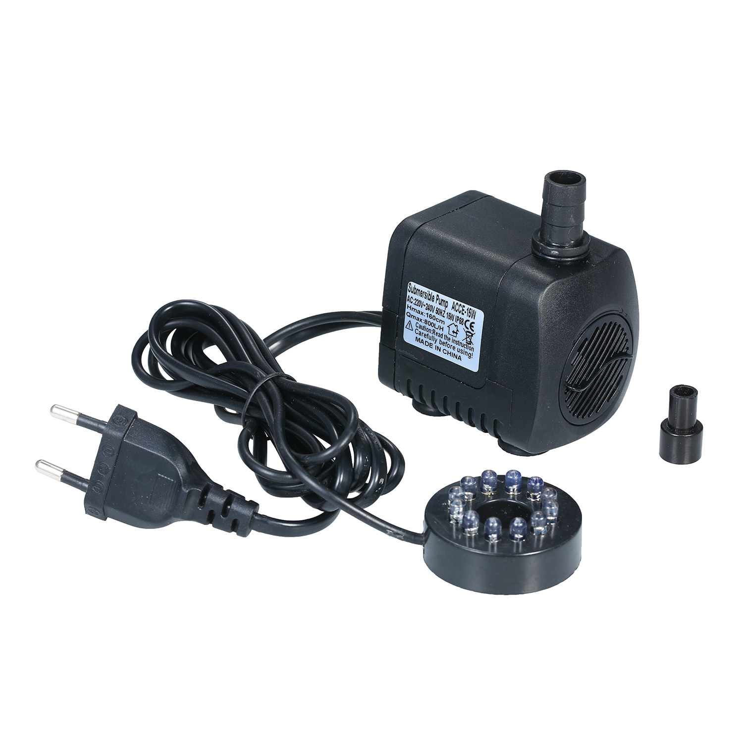 Marine Aquarium Led - LED Işık Dalgıç Pompa 800L/H Ultra