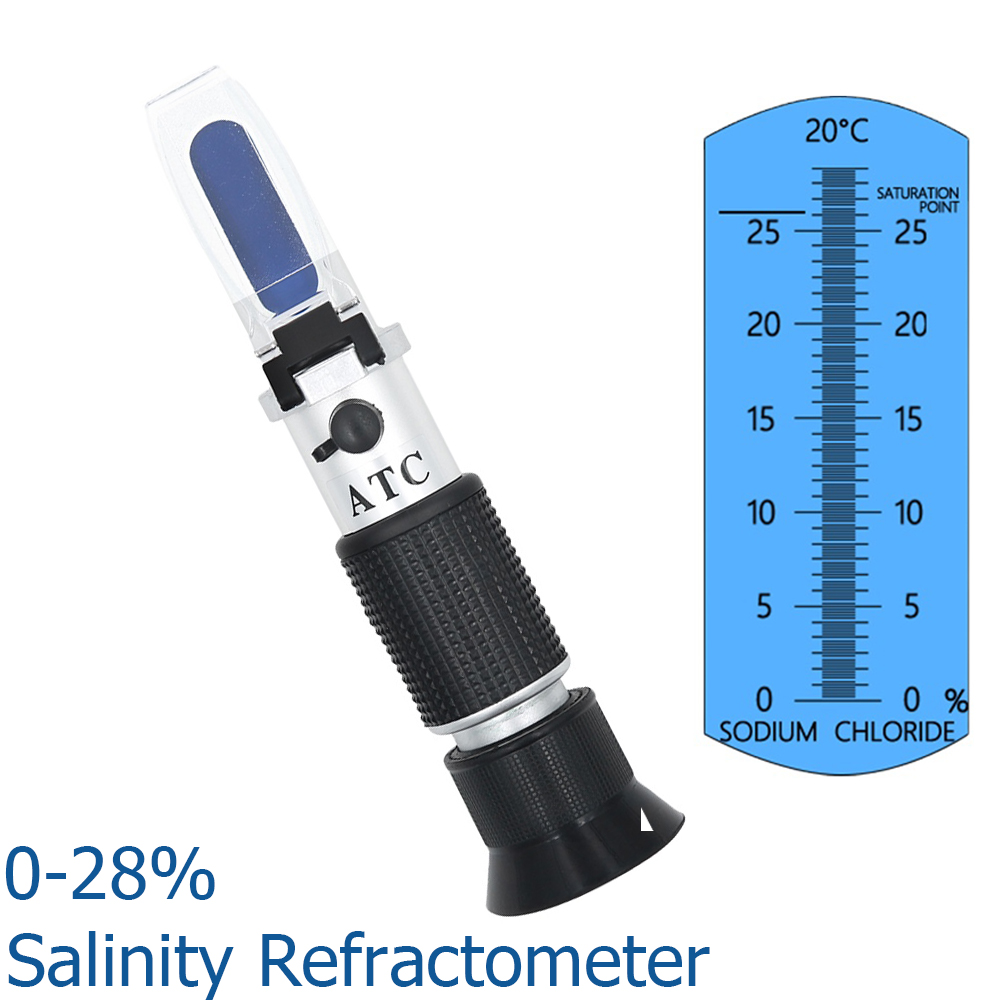 Marine Aquarium Water Analyzer - ATC Refraktometre Deniz Suyu Tuzluluk Ölçer