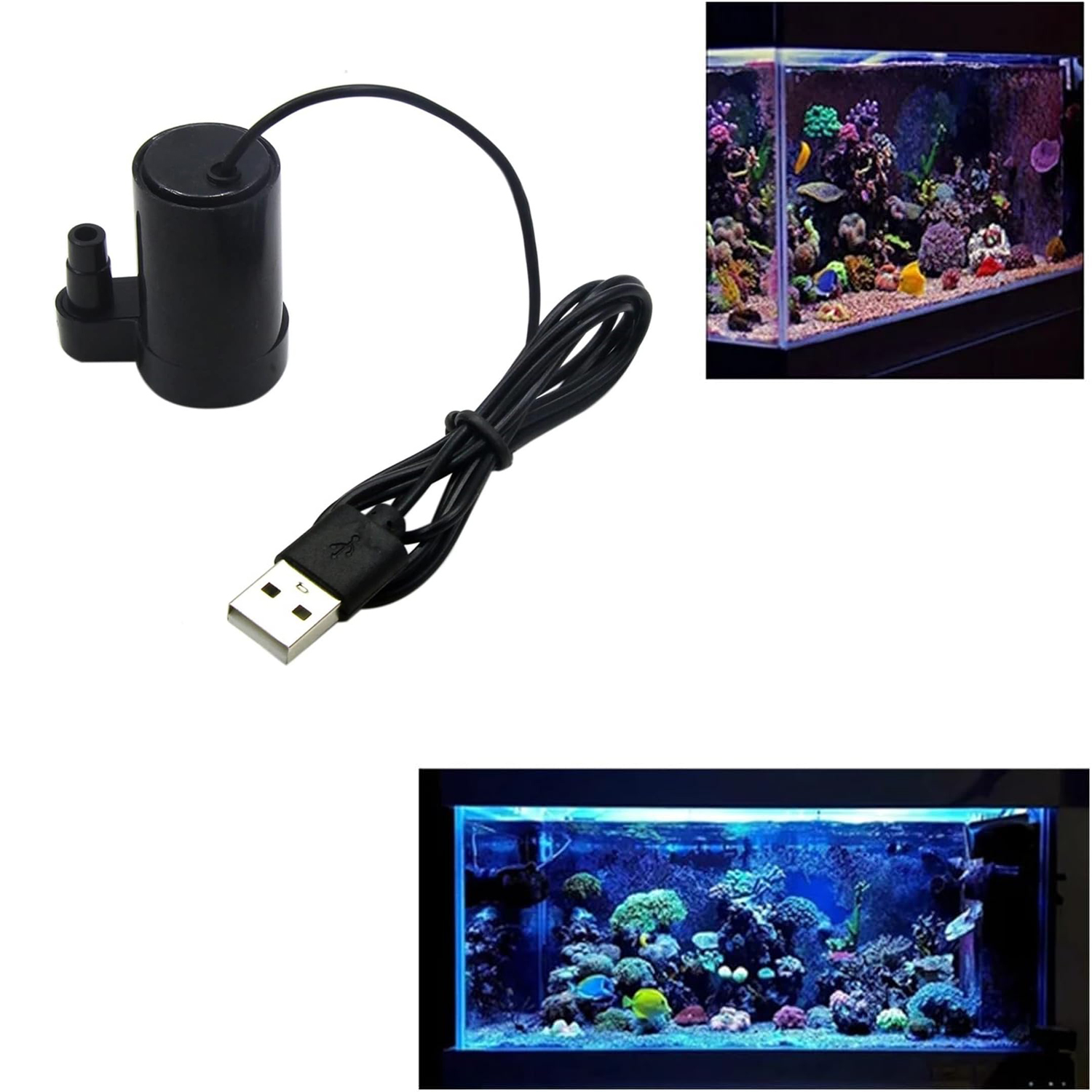 Marine Aquarium Hydrometer - 1/2 adet DC 3-5 V USB