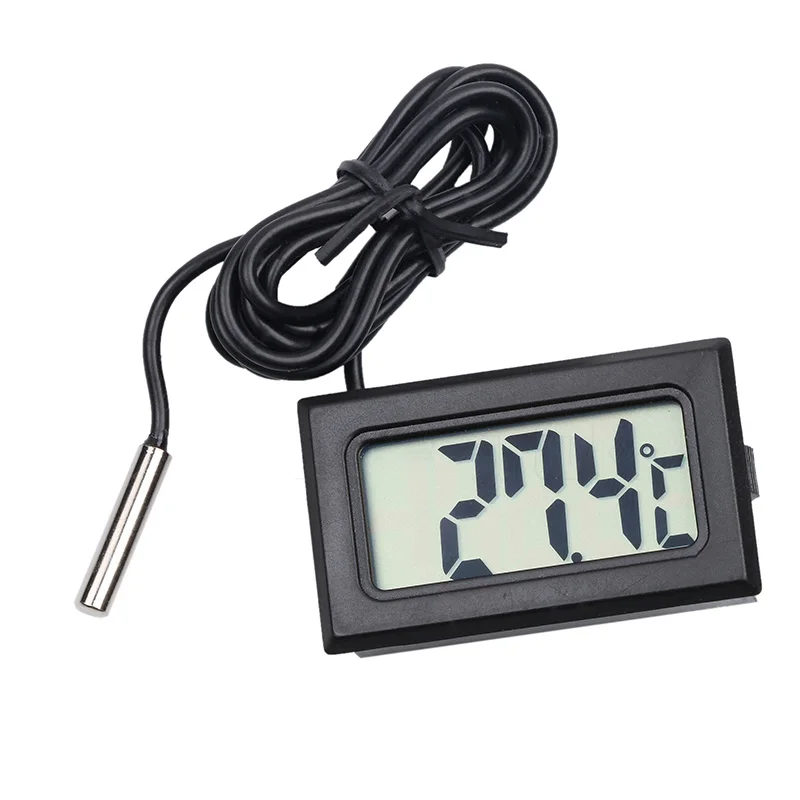 Marine Aquarium Hydrometer - Araba Dijital Termometre Mini LCD Sıcaklık