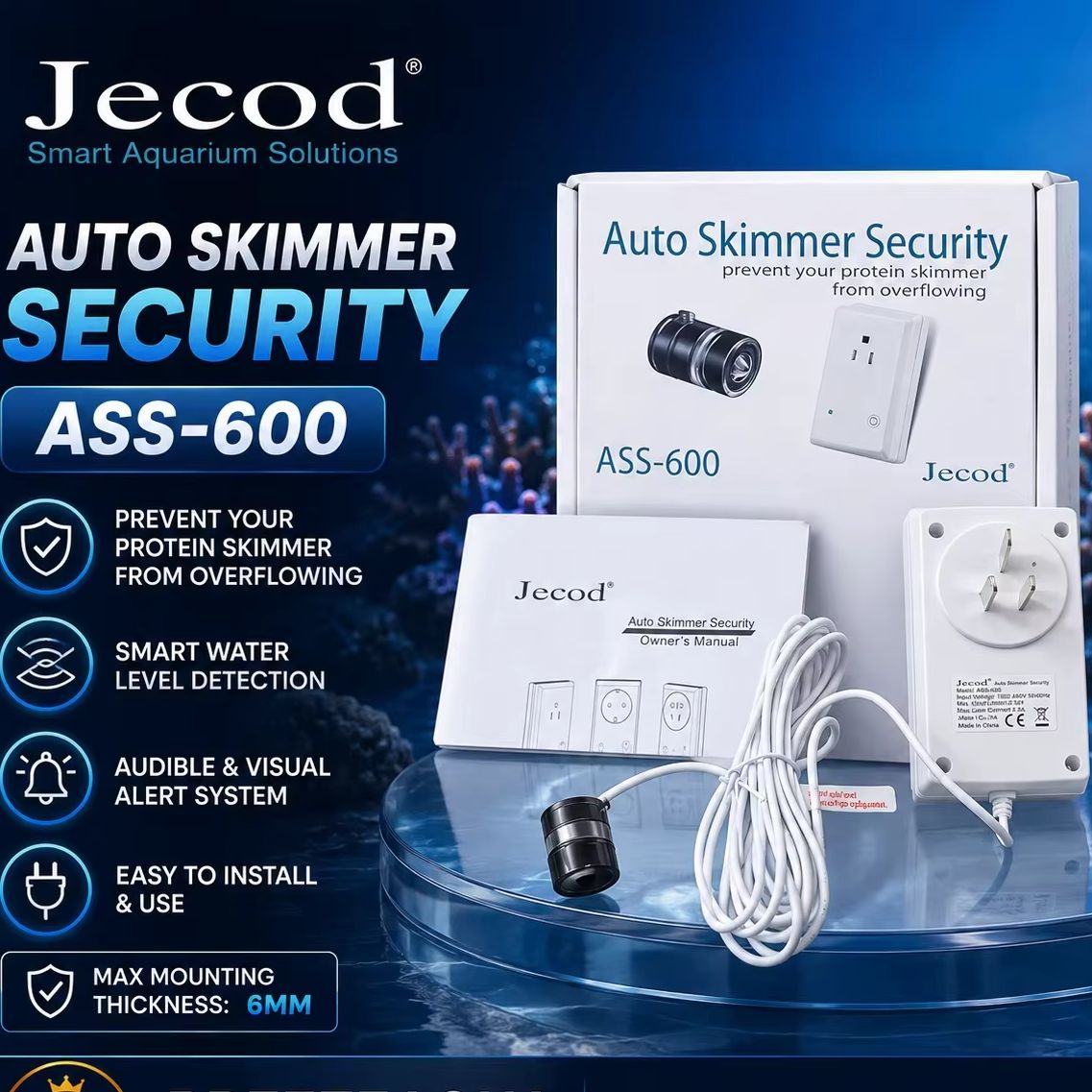 Protein Skimmer Hang On - Jebao ASS-600 220V Patlamaya Dayanıklı Akıllı