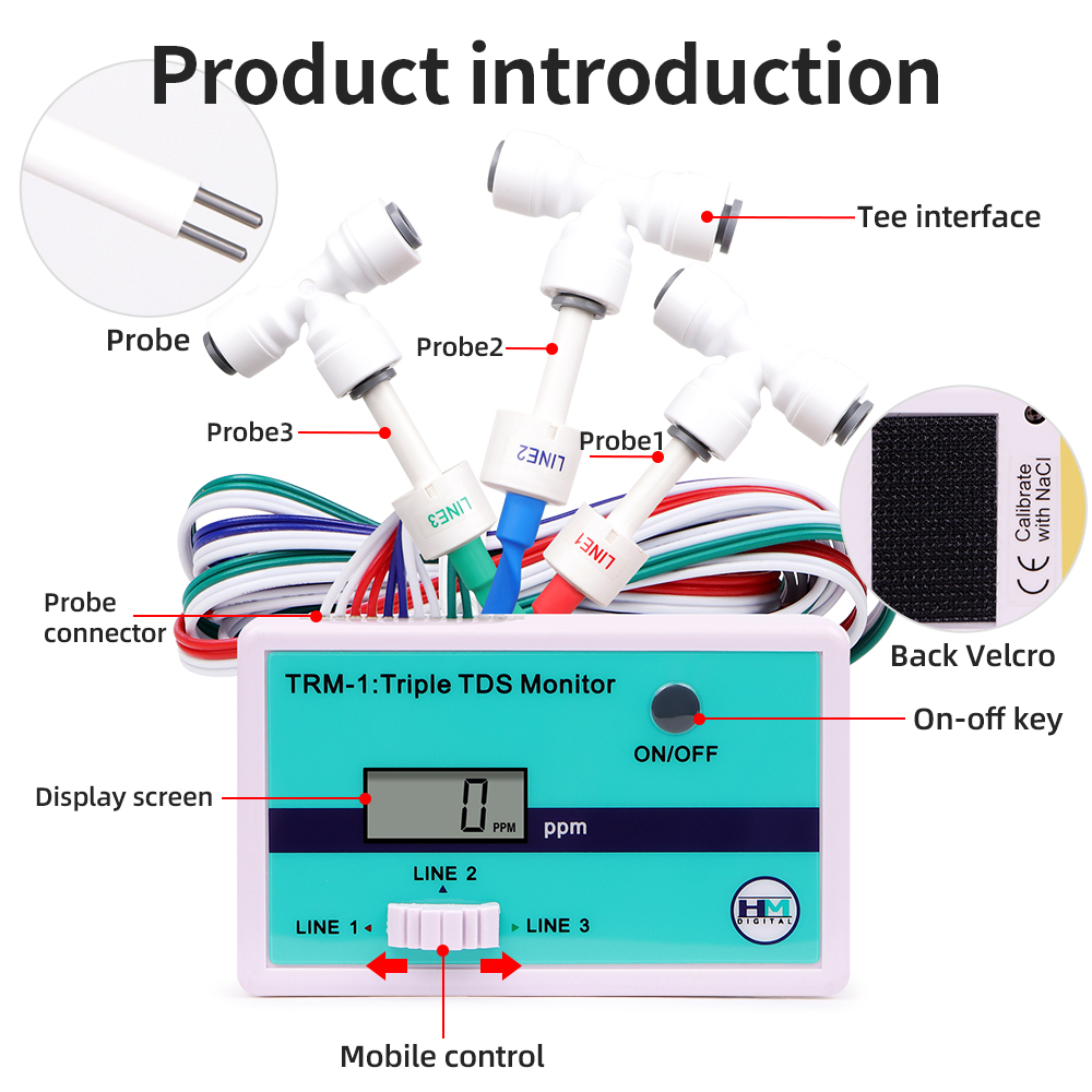 Çevrimiçi TDS Monitörü Dijital - Marine Aquarium Water Analyzer incelemesi ve fiyatı