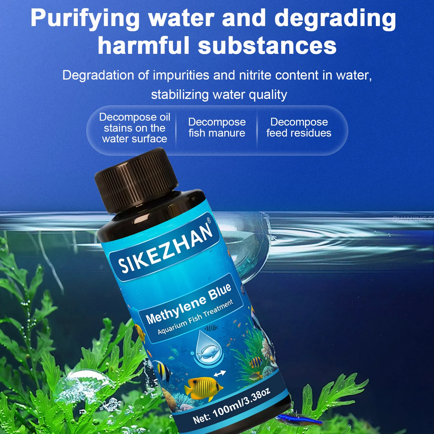 Metilen Mavi Akvaryum Balık Te - Marine Aquarium Bacteria incelemesi ve fiyatı