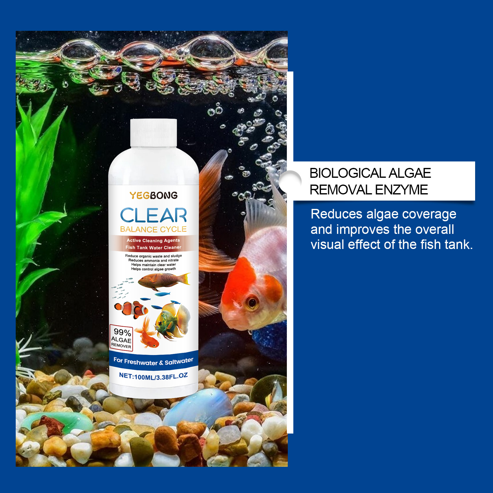 Akvaryum Su Arıtma Cihazı 100  - Marine Aquarium Bacteria incelemesi ve fiyatı