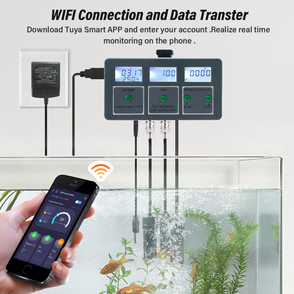 YAGO 8 in 1 WiFi Akvaryum Su K - Marine Aquarium Par Meter incelemesi ve fiyatı