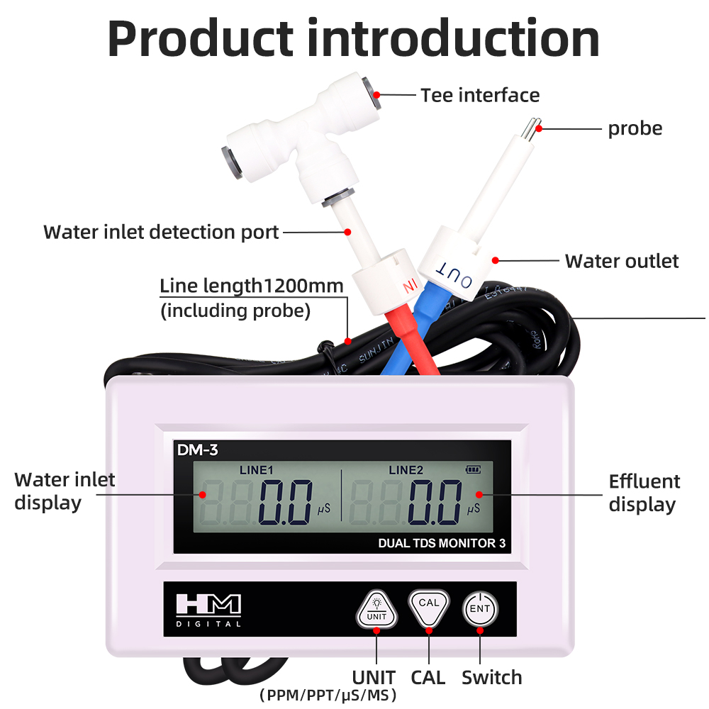 HM DM3 Online TDS EC su kalite - Marine Aquarium Hydrometer incelemesi ve fiyatı