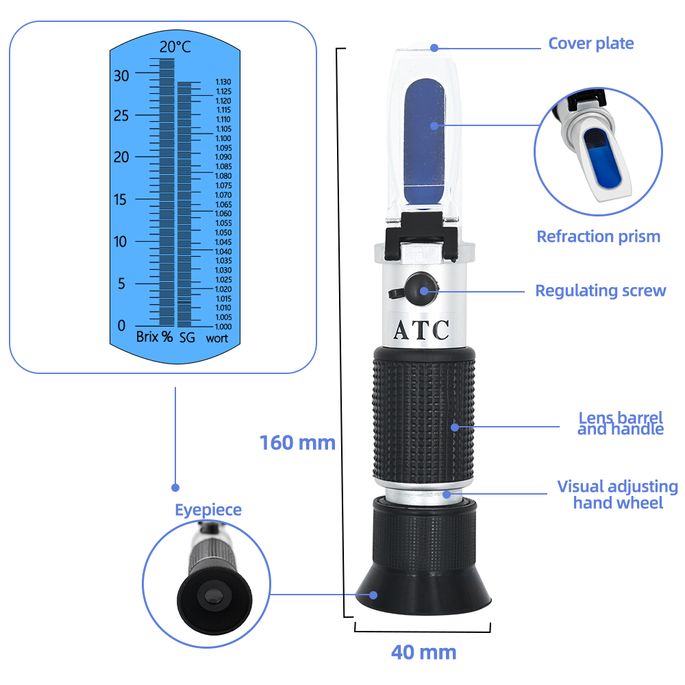 Perakende Kutusu Refraktometre - Marine Aquarium Hydrometer incelemesi ve fiyatı