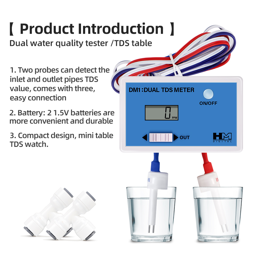 DM1 Çift TDS Su Kalitesi Test  - Marine Aquarium Water Analyzer incelemesi ve fiyatı