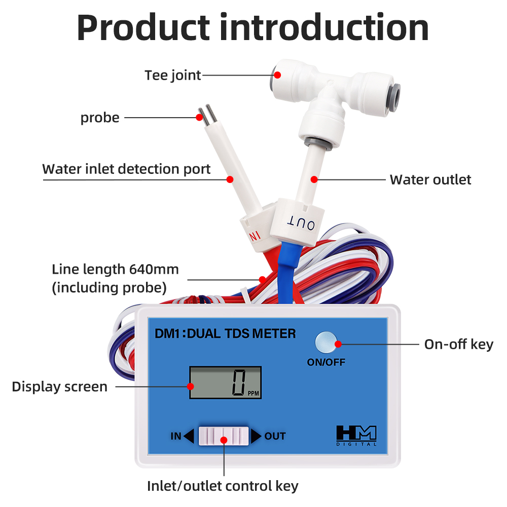 DM1 Çift TDS Su Kalitesi Test  - Marine Aquarium Water Analyzer incelemesi ve fiyatı