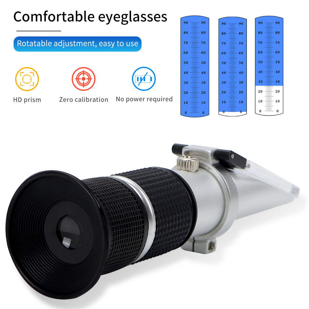 0-90% El Tipi Brix Refraktomet - Marine Aquarium Hydrometer incelemesi ve fiyatı
